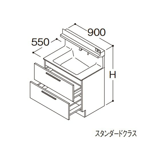 受注生産品(詳しくはお問い合わせください) ※こちらの商品はご入金確認後のお手配です。代引きでのお取り扱いはできません。メーカー直送品となります。 ※商品画像は代表型番のイメージです。型番通りのお手配になります。（色・形）等、確認の上ご注文下さい。 水栓タイプ：F1 扉：スタンダード ドア枠回避：左側回避 扉カラー：ホワイト ●洗面ボウル一体カウンター 実容量：12L 人工大理石製（不飽和ポリエステル系樹脂）カラー：ホワイト ●止水栓 ※止水栓は付属していませんので、別売品をご購入ください。 ●排水栓 ヘアキャッチャー付き ワンプッシュ排水栓 ●排水トラップ 水抜き付ハード管 防臭栓付き 床排水用 ※壁排水の場合は、別途、壁排水管LO95をお手配ください。 ●キャビネット 底板点検口付き ※形状などの詳細はメーカーの商品図面等をご確認ください。LDSFA090BCLDN1A