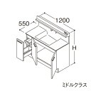 ###TOTO 【LDSFB120AJGDN1】洗面化粧台 ミドルクラス オクターブ 片引き出し 回避なし カウンター高さ750mm 間口1200mm 一般地 ...
