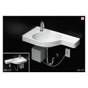 ###TOTO セット品番【MLRB32BAL#NW1+TLE31SS1J】壁掛洗面器 カウンター一体形 ホワイト Lタイプ 台付自動水栓 アクアオート 壁排水...