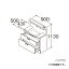 ###TOTO 【LDSFM090BCGBS1】洗面化粧台 ハイクラス オクターブスリム センターボウルプラン 2段引き出し 回避なし 間口900 寒冷地 受注約1週〔GA〕