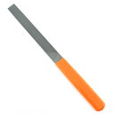 ∀ツボサン 【TT-1】鉄工用ヤスリ 150mm 平 中目 グリップ付 (4518007000504)