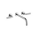 ###リラインス 【36717882-00(240mm)+3570097090(埋込部)】壁埋込型2バルブ洗面用混合栓 ドンブラハ TARA.(タラリファイン)...