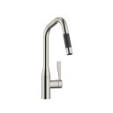 ###リラインス 【33875895-06(240mm)】1穴型シングルレバーキッチン用混合栓(ヘッド引き出しタイプ) ドンブラハ SYNC(ジンク) 受注約1...