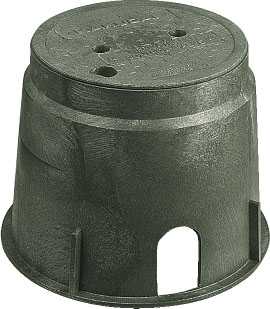 カクダイ【504-011】電磁弁ボックス(丸型)〔GB〕