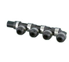 オンダ製作所【WH1-HE06】HE型 回転ヘッダー IN HIVP13×OUT13A 共用 接続口数(HIVP13：1) (樹脂管13A：5)〔IE〕