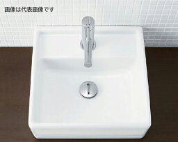 INAX/LIXIL コンパクト洗面器【YL-A531TCV】ベッセル式 単水栓 壁給水 壁排水(Pトラップ) 排水口カバーなし〔HC〕