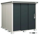 ####u.ヨド物置/ヨドコウ【LMDS-2225H DW】ダークウッド エルモ 中・大型物置 積雪型 2連片引き戸 背高Hタイプ 注2週 関東限定(4)