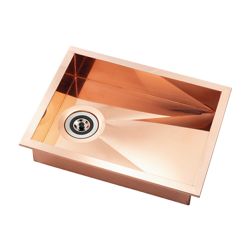 ●カクダイ【493-199】角型洗面器 オーバーカウンター 銅製 銅シリーズ〔GB〕