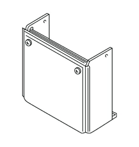 リンナイ ガス給湯器 部材【WOP-L101(K)UW-650】(23-3459) 配管カバー RUX-SAシリーズ 高さ602mm〔HF〕