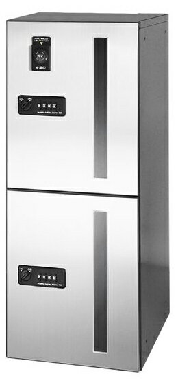 捺印付###u.田島メタルワーク【GXC-5NS】宅配ボックス 中型荷物用(捺印装置付) 屋内・前入前出 ヘアライン 受注生産