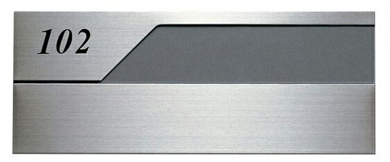 ●u.田島メタルワーク【RT-1】室名札 ヘアライン