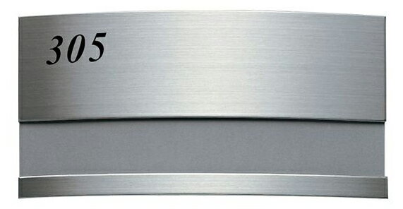 ●u.田島メタルワーク【RT-4】室名札 ヘアライン