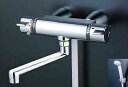 KVK 水栓金具【KF800WTG】サーモスタット式シャワー(スカートソケットタイプ) 170mmパイプ付 シャワーヘッドグレー 寒冷地用〔HB〕