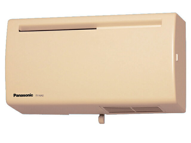 パナソニック Q-hiファン【FY-6A2-C】同時給排タイプ 壁掛・薄形 6畳用 本体色：ベージュ〔IB〕