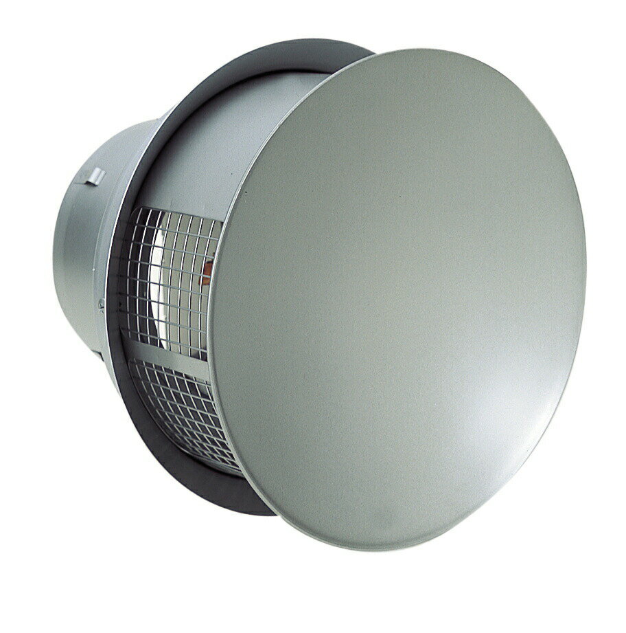 西邦工業【RTD100SCBL】金網型　ラス網7×14　防火ダンパー付外壁用ステンレス換気口　パラボラ型〔HF〕