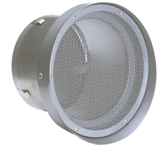 西邦工業【SND125TSCBL】金網型10メッシュ　水切り付　防火ダンパー付外壁用ステンレス換気口　フラッ..