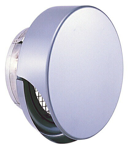 西邦工業【SNU150MS】金網型3メッシュ・薄型フード・水切り付外壁用ステンレス製換気口・薄型フラットフード〔HF〕