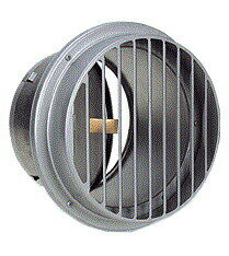 西邦工業【STD125FRSCBL】厚型　縦右吹き　低圧損　防火ダンパー付外壁用ステンレス換気口　ベントキャップ〔HF〕