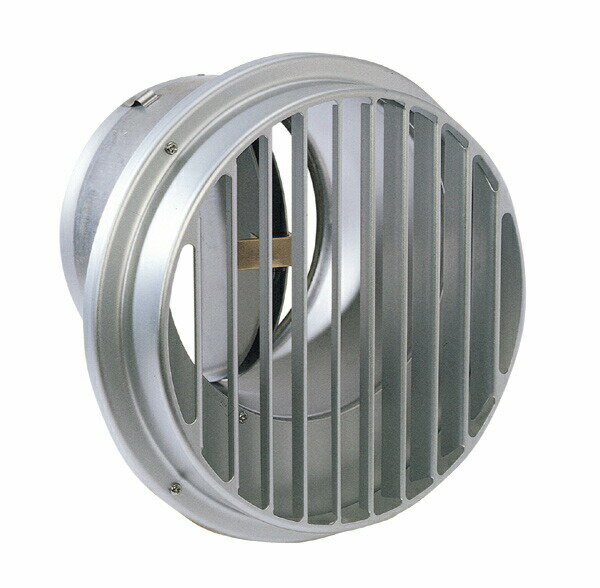 西邦工業【STD150HC】厚型・偏芯縦ガラリ・低圧損・防火ダンパー付外壁用アルミ製換気口・ベントキャッ..