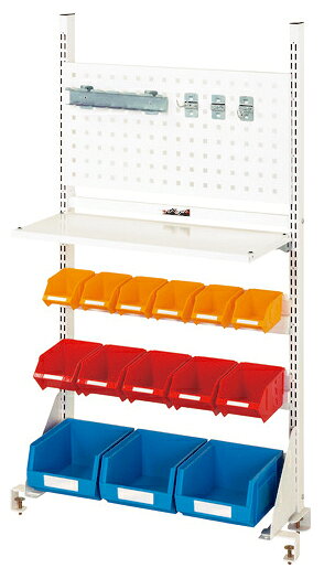 「連結型のみの購入は不可」●u.ヤマキン/山金工業【NK-0713R-PTY】ワークテーブル マルチシステム 連結 H1300mm 組立式