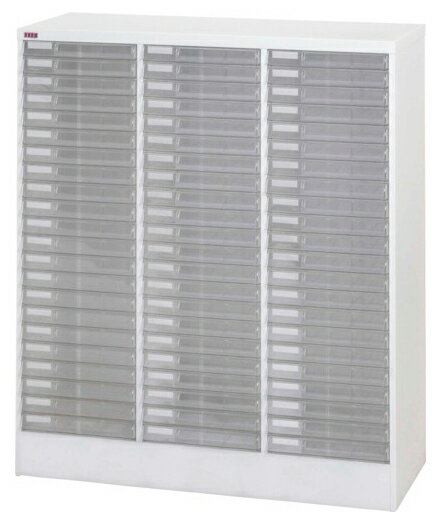 ●u.ヤマキン/山金工業【B4PT-322NH】アレンジャー B4判プラスチック引出し 3列 浅型22段 完成品