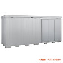 ###u.イナバ物置/稲葉製作所 【FP-5218HT】PS プラチナシルバー FP フォルタプラス 多雪型 扉タイプ 基礎ブロック別途 注2週