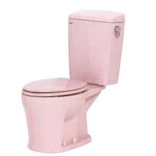 ●ネポン 簡易水洗便器【ATW-56】ピンク プリティーナ エロンゲート 普通便座 手洗栓なし〔GD〕