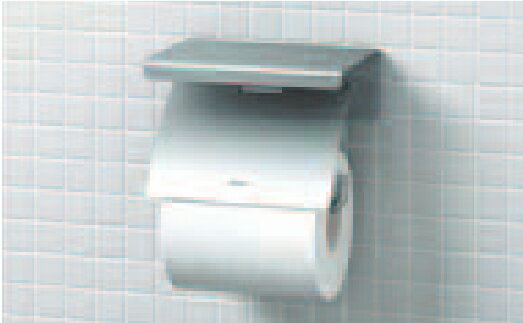 INAX/LIXIL アクセサリー【FKF-AE34B】スレンレスヘアライン 棚付紙巻器〔IE〕