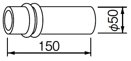 リンナイ ガス給湯器 部材【WOP-RGP】(20-3547) 連結ゴム管〔GH〕