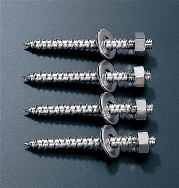 TOTO パブリック向け【T110D35】固定金具 ハンガーボルト(コーチねじ部Φ6×30)〔HB〕