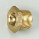 KVK 配管部品【Z722-1】ブッシング 20(3/4)×13(1/2) 青銅製〔GB〕