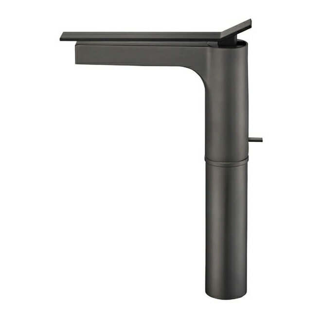 ###≧三栄水栓/SANEI【K4732PJK-2T-MD7-13】シングルワンホール洗面混合栓 ポップアップあり マットネロ 寒冷地用 受注生産〔FA〕