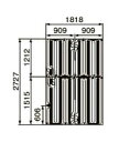 ####コロナ【SUP-A2718HC】床暖房用フロアマット 2,727×1,818×12mm〔FA〕