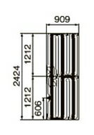 ####コロナ【SUP-A2409HC】床暖房用フロアマット 2,424×909×12mm〔FI〕