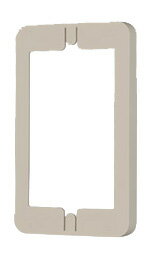 β東芝 電設資材【WDG7591(CW)】ワイドアイ配線器具 WIDE－i プレート継枠（1連用） ウォームベージュ色