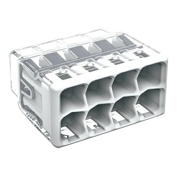 Яジャッピー/JAPPY【WGZ-8-JP 40コ】薄型差込電線コネクタ ライトグレー