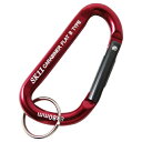 ∀藤原産業 【SAC-880Bレッド】SK11 アルミカラビナ B (4977292115834)