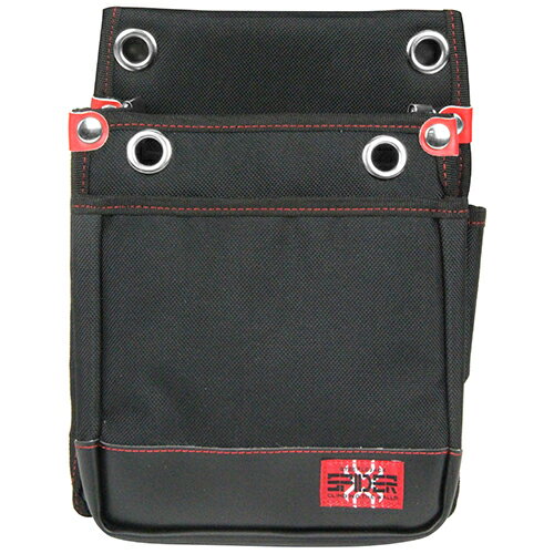 ∀藤原産業 【SPD-JY03-B】SK11 鳶用腰袋Mインナーポケット付 SPIDER (4977292148627)