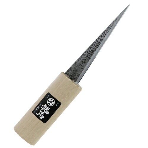 ∀藤原産業 【梅鉢龍馬 クリ小刀 サック付き 120MM】クリ小刀 サック付き (4977292180788)