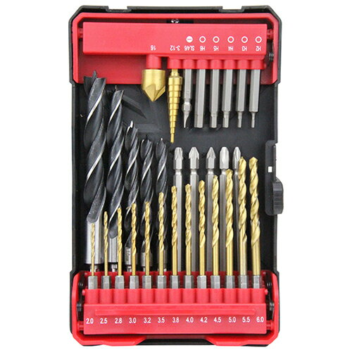 ∀藤原産業 【SCS-107】SK11 B-Mドリルセット32Pcs (4977292305242)