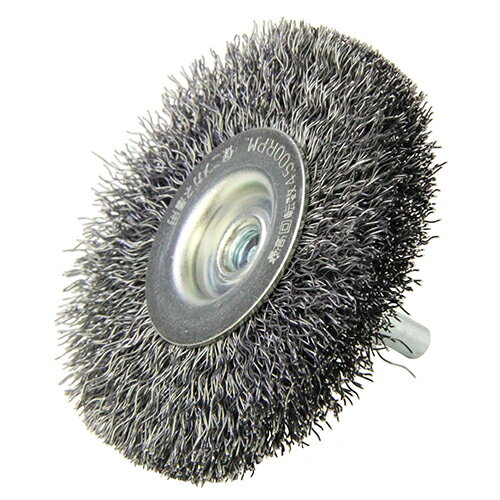 ∀藤原産業 【SK11 軸付ワイヤーホイル 75MM】軸付ワイヤーホイル (4977292332040)