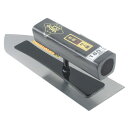 ∀藤原産業 【金長 仕上鏝本焼0.3黒塗角柄 180MM】仕上鏝 (4977292802512)