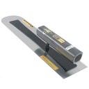 ∀藤原産業 【金長 先丸鏝本焼0.3黒塗角柄 360MM】先丸鏝 (4977292802635)