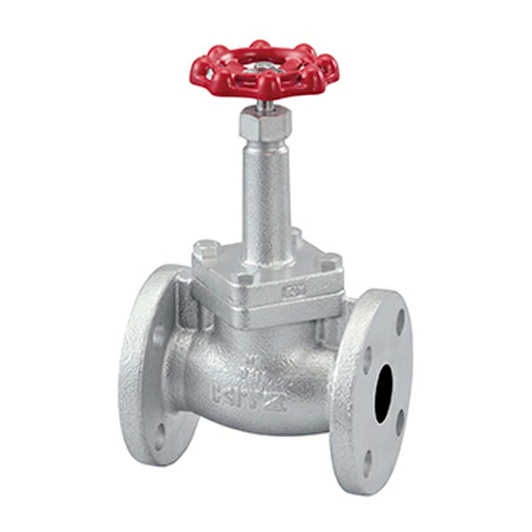 キッツ/KITZ 【10SPBAWF15A】ダクタイル鉄製 ベローズシールグローブ弁 フランジ形 10K 1/2inch〔HF〕