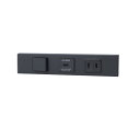 ###β神保電器 配線器具【KAG-3592】NKシリーズ 家具・機器用 3路+USBコンセント(Type-C)+コンセントセット(ソフトブラック) 受注生産