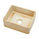 カクダイ 【493-249-W】角型手洗器 江〔GB〕