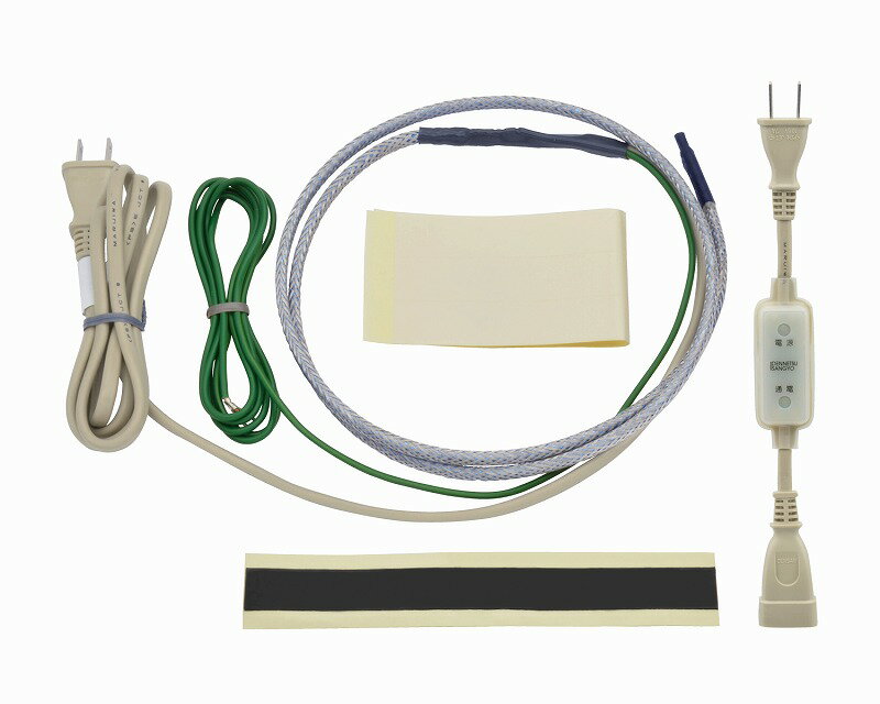 カクダイ/GAONA/ガオナ【GA-KE001】これカモ 凍結防止ヒーター1m サーモスタットつき (水道管の凍結防..