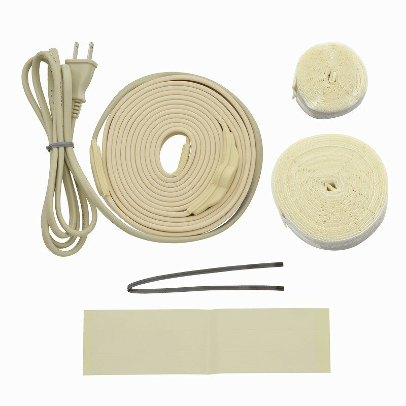 カクダイ/GAONA/ガオナ【GA-KE012】これカモ 凍結防止ヒーター3m(金属管用) サーモスタットつき (水道..