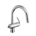 グローエ 水栓金具【JP192604】ゼドラ浄水器兼用 シングルレバーキッチン混合栓 (トクラス製カートリッジ付) クローム (旧品番 JP192603)〔EI...