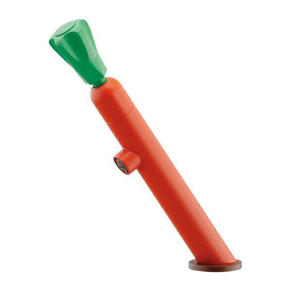 カクダイ 【721-831-YR】単水栓 ベジ水栓 ニンジン ZωO(ゾウ)〔GB〕